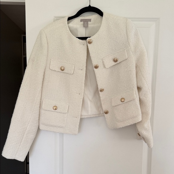 H&M Jackets & Blazers - HM Cream Women's Jacket